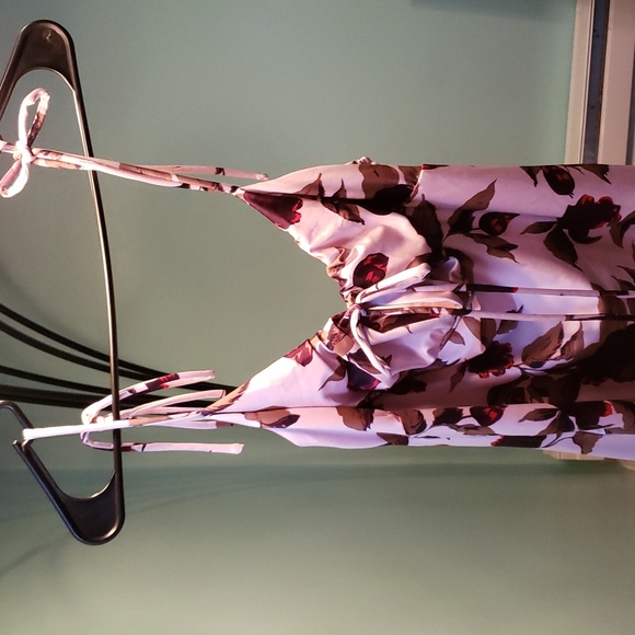 2 for $20/ Long Pink Empire Summer Maxi Dress - Picture 3 of 5